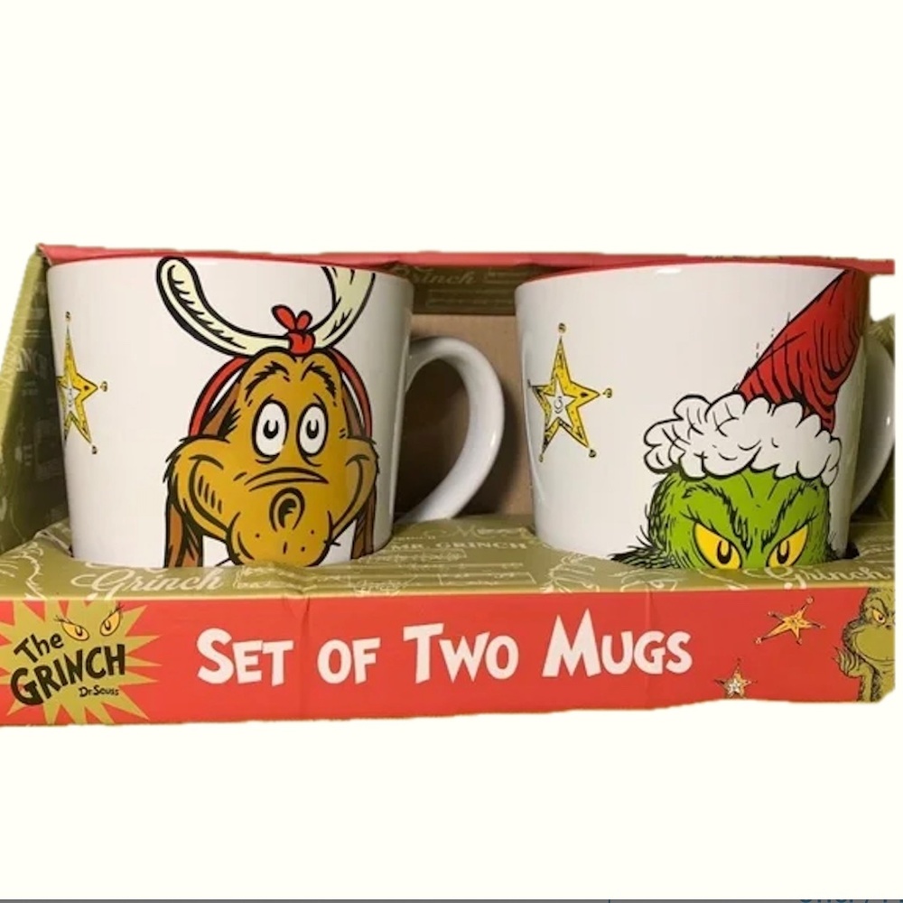 The Grinch Two Mugs Set NWT